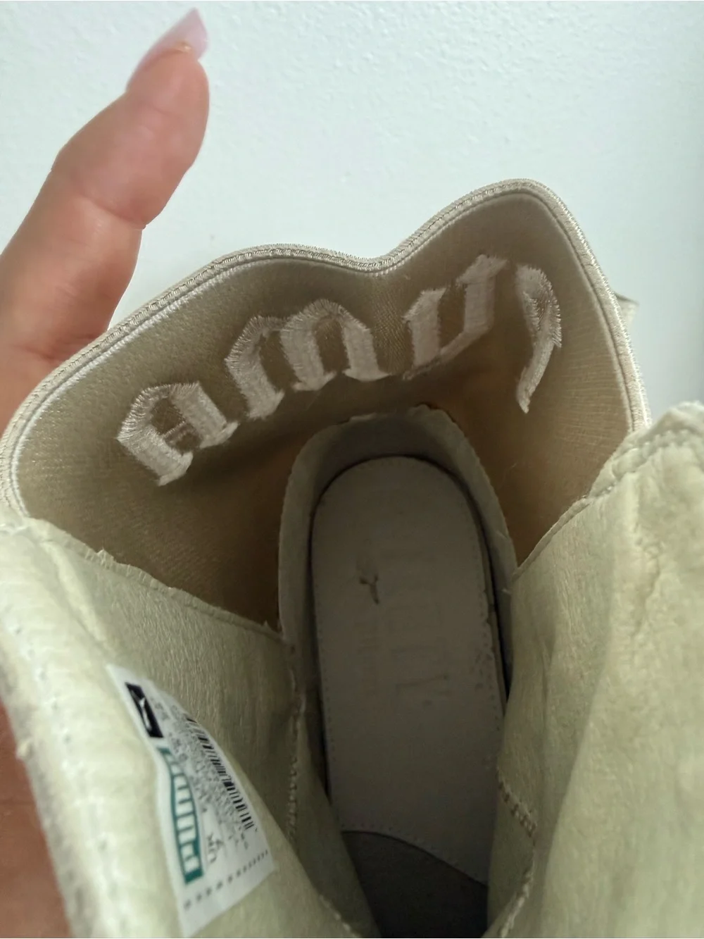 Puma Fenty by Rihanna Cream Platform Ankle Boots
